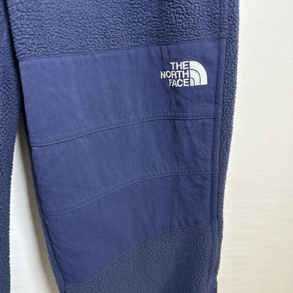 North Face Denali Fleece Pants Women's Large Navy Blue Ripstop Patches Outdoors - Picture 3 of 10